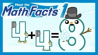 Meet the Math Facts Addition & Subtraction - 4+4=8