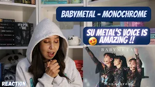 BABYMETAL - Monochrome REACTION (Live at PIA Arena) | FIRST TIME LISTENING