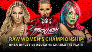 WWE WrestleMania Backlash Raw Women Championship Rhea Ripley vs Asuka vs Charlotte Flair (Reaction)