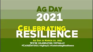 CDFA Ag Day 2021: "Celebrating Resilience" Panel Presentation