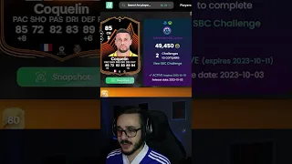 FRANCIS COQUELIN W SBC? #fc24 #sbc