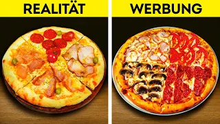 ESSEN IN DER WERBUNG VS. REALITÄT || Tricks der Werbung, um uns Lebensmittel schmackhaft zu machen