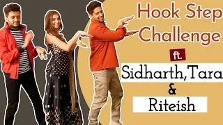 Sidharth Malhotra, Tara Sutaria & Riteish Deshmukh take the Hook Step Challenge | Marjaavaan | BOI
