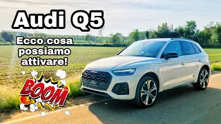 Audi Q5 S line Black Edition 2021 2.0 TDI 204cv Sblocco pACC, Video in movimento e Attivazioni varie