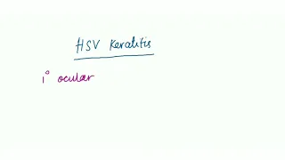 Ophtha - Viral Keratitis