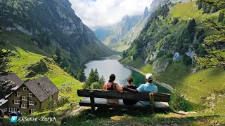 Switzerland - To Lake Fälensee from Brulisau, Appenzell Switzerland | Hiking 8K UHD video