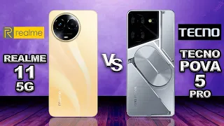 Realme 11 5G vs Tecno Pova 5 Pro