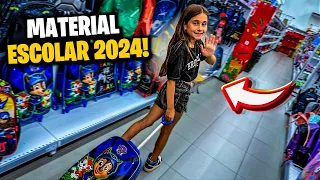 COMPRANDO MATERIAL ESCOLAR 2024!