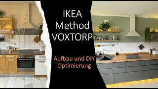 #ikea  DIY Küche #method  #Voxtorp #Wandpanele