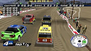 Rally Cross 2 PS1 Gameplay HD (Beetle PSX HW)