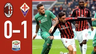 Highlights AC Milan 0-1 Fiorentina - Matchday 17 Serie A 2018/19