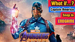 WHAT IF...? CAPTAIN AMERICA SNAP IN AVENGERS ENDGAME 💥💀 AVENGERS ENDGAME 2019 • IN HINDI