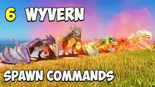 (ASA) ALL Wyvern Spawn COMMAND | How To Summon ALL Wyverns in ARK Survival Ascended