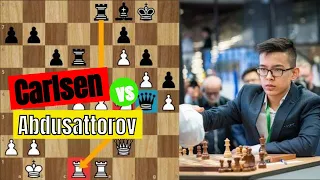 Difficult to beat a youngster in Blitz || Carlsen vs Abdusattorov || World Blitz 2019