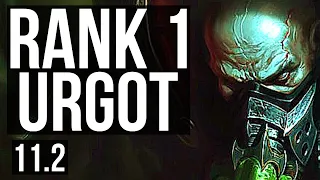 URGOT vs RAMMUS (TOP) | Rank 1 Urgot, 15/3/12, Dominating | EUW Grandmaster | v11.2