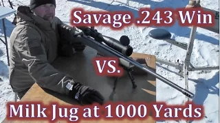 Savage 243 Win vs Milk Jug at 1000 Yards   Mike Paul LRSU Milk Jug Challenge