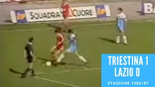 10 maggio 1987: Triestina Lazio 1 0