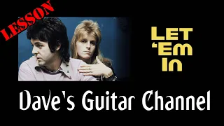 LESSON - Let 'Em In by Paul McCartney