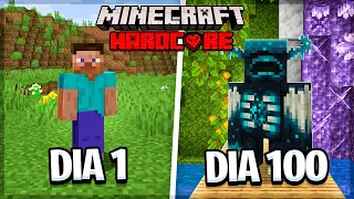 Sobrevivi 100 DIAS como um WARDEN no Minecraft 1.17 Hardcore - O FILME