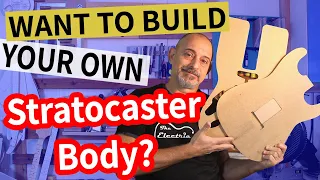 Build a Stratocaster Style Guitar Body – Your Guide -Part 1-Templates