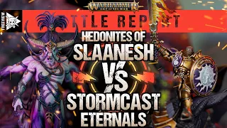 Hedonites of Slaanesh vs Stormcast Eternals | Age of Sigmar Battle Report