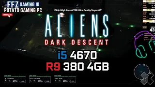 Aliens Dark Descent tested with R9 380 4GB - VGA dibawah 1Juta