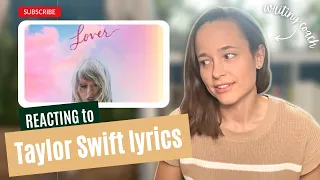 Writer REACTS to Taylor Swift lyrics | Learning from Lyrics | Taylor Swift's writing style