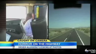 Dashcam Video: Truck Driver Allegedly Looking at Phone at Time of Fatal Crash