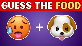 Guess the Food by Emoji! | Fun Emoji Quiz Challenge 🤔🍕🍔