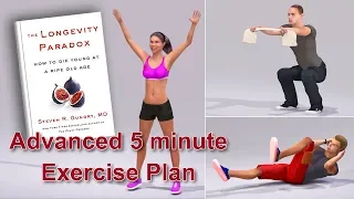 Dr Gundry Longevity Paradox book • Advanced 5 minute exercise plan