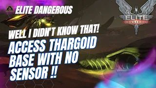 Easy Way to Enter Thargoid Structures in Elite Dangerous Odyssey - I DIDN'T KNOW THAT