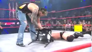 Jeff Hardy attacks RVD and Mr Anderson