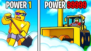 UPGRADE My SNOW BLOWING POWER To MAX in Roblox