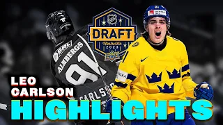 Leo Carlson | Season highlights | 22-23 SHL & WJC