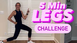 5 Min Leg Workout-10 Day Challenge @MichelleWilsonWorkouts