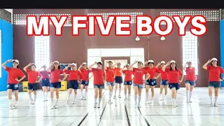 My Five Boys | LINE DANCE | Maggie Gallagher (UK) - February 2024