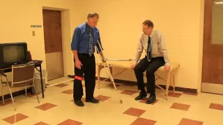 How to Properly Walk with One Crutch