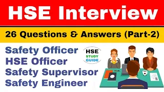 HSE Officer interview questions and answers Part-2 / Safety officer interview questions for fresher