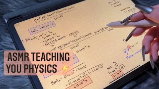 ASMR Teaching you physics - Electric Force ⚡️| iPad writing, close whispers