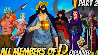 PART 2 || Members Of The D CLAN in One Piece Explained || Will Of D In One Piece ||