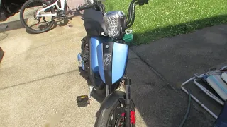 Eskuta Moped Bike is Bicycle Pedal Assist Not a Real Throttle Bike-Review- But can add a Throttle