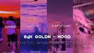 Mood - 24kGoldn (Lyrics) Status 💕 || Whatsapp Status ✨❤️.