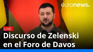 EN DIRECTO: Sigue el discurso del presidente ucraniano, Volodímir Zelenski, en el Foro de Davos.