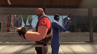 [SFM] BLU Spy vs. RED Heavy