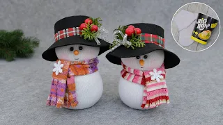 I am delighted with them! ☃️ Snowmen in wonderful hats 🎩 Christmas decor and gift DIY🎄