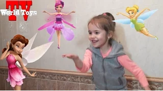 Игрушка летающая фея, запускаем Динь Динь | ВЛОГ | Flying fairy Tinker Bell