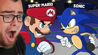 MARIO vs SONIC the BEAT BOX Battle!!