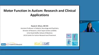 Motor Function in Autism: Research and Clinical Applications - Rujuta B. Wilson, MD MS