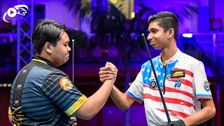 FINAL ▸ Adrian Prasad vs Derin Asaku Sitorus ▸ Predator WPA World 10-Ball Boys U17 Championship 2023