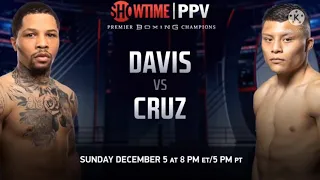 Gervonta Davis vs Isaac Cruz